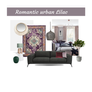 Romantic urban Lilac Individual scheme Serviced Accommodation (Printed edition)